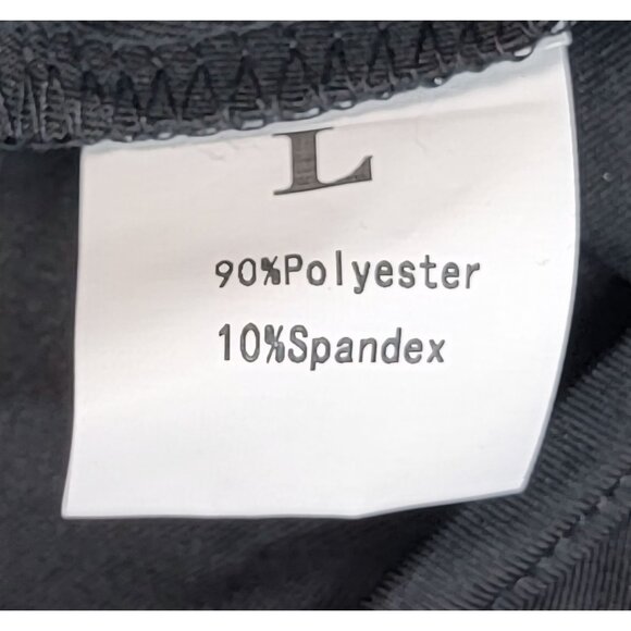 Bodysuit One-Shoulder Black Snap Closure Womens Large L New in Bag - Picture 5 of 6